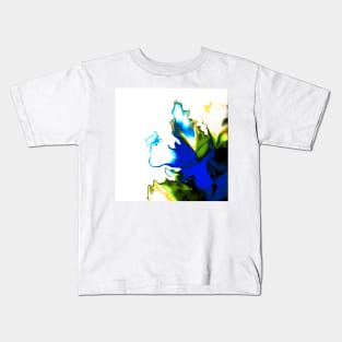 Acrylic Pouring Painting Abstract Art Kids T-Shirt